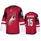 Camiseta Hockey Arizona Coyotes Brad Richardson Primera Rojo