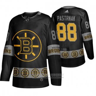 Camiseta Hockey Boston Bruins David Pastrnak Team Logo Fashion