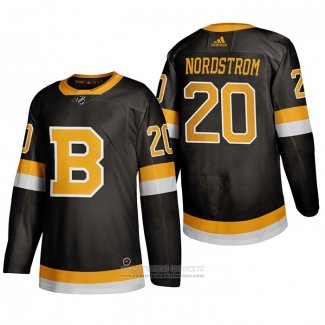 Camiseta Hockey Boston Bruins Joakim Nordstrom Alterno 2019-20 Negro