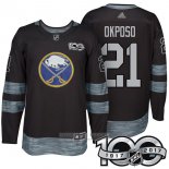 Camiseta Hockey Buffalo Sabres 21 Kyle Okposo 2017 100 Aniversario Negro