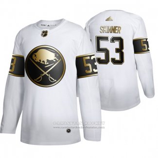 Camiseta Hockey Buffalo Sabres Jeff Skinner Golden Edition Blanco