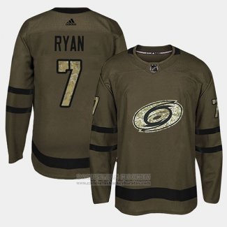 Camiseta Hockey Carolina Hurricanes Derek Ryan Camuflaje Salute To Service