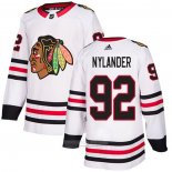 Camiseta Hockey Chicago Blackhawks 92 Alexander Nylander Road Autentico Blanco