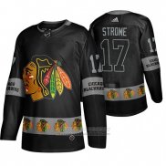 Camiseta Hockey Chicago Blackhawks Dylan Strome Team Logo Fashion