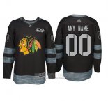 Camiseta Hockey Chicago Blackhawks Personalizada Negro