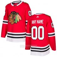 Camiseta Hockey Chicago Blackhawks Primera Personalizada Rojo