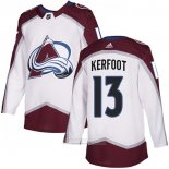 Camiseta Hockey Colorado Avalanche 13 Alexander Kerfoot Road Autentico Blanco