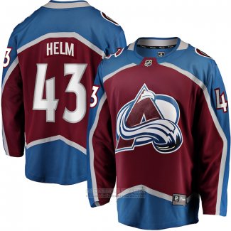 Camiseta Hockey Colorado Avalanche Darren Helm Primera Breakaway Rojo