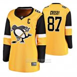 Camiseta Hockey Mujer Pittsburgh Penguins Alterno Breakaway Oro