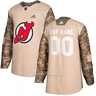 Camiseta Hockey New Jersey Devils Camuflaje Autentico 2017 Dia De Los Veteranos Stitched Personalizada