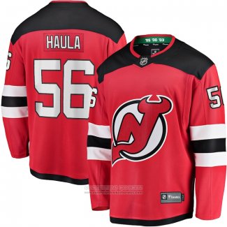 Camiseta Hockey New Jersey Devils Erik Haula Primera Breakaway Rojo