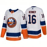 Camiseta Hockey New York Islanders 16 Steve Bernier New Outfitted 2018 Blanco