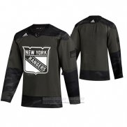 Camiseta Hockey New York Rangers 2019 Dia De Los Veteranos Autentico Camuflaje