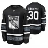 Camiseta Hockey New York Rangers Henrik Lundqvist 2019 All Star Negro