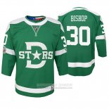 Camiseta Hockey Nino Dallas Stars Ben Bishop Replica Jugador 2020 Winter Classic Verde