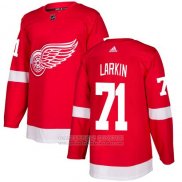 Camiseta Hockey Nino Detroit Red Wings 71 Dylan Larkin Rojo Primera Autentico Stitched