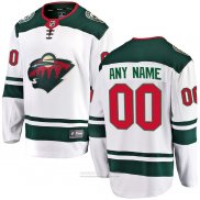 Camiseta Hockey Nino Minnesota Wild Segunda Personalizada Blanco