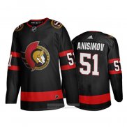 Camiseta Hockey Ottawa Senators Artem Anisimov Primera 2020-21 Negro