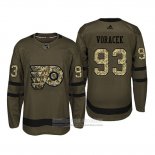 Camiseta Hockey Philadelphia Flyers 93 Jakub Voracek Camuflaje Salute To Service