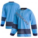 Camiseta Hockey Pittsburgh Penguins Classics Autentico Blank Blue