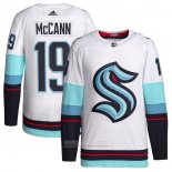 Camiseta Hockey Seattle Kraken Jared McCann Segunda Autentico Primegreen Blanco