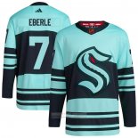 Camiseta Hockey Seattle Kraken Jordan Eberle Reverse Retro 2.0 Autentico Azul