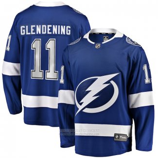 Camiseta Hockey Tampa Bay Lightning Luke Glendening Primera Breakaway Azul