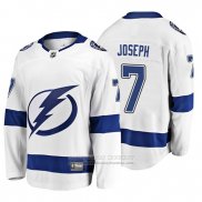 Camiseta Hockey Tampa Bay Lightning Mathieu Joseph 2019 Segunda Fanatics Breakaway Blanco