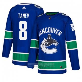 Camiseta Hockey Vancouver Canucks Christopher Tanev Primera Azul