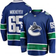 Camiseta Hockey Vancouver Canucks Ilya Mikheyev Primera Breakaway Azul