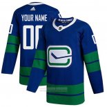 Camiseta Hockey Vancouver Canucks Personalizada Azul