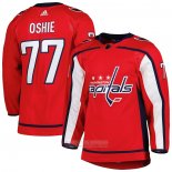 Camiseta Hockey Washington Capitals TJ Oshie Primera Autentico Rojo