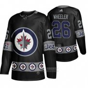 Camiseta Hockey Winnipeg Jets Blake Wheeler Team Logo Fashion