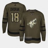 Camiseta Hockey Arizona Coyotes Christian Dvorak Camuflaje Salute To Service