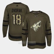 Camiseta Hockey Arizona Coyotes Christian Dvorak Camuflaje Salute To Service