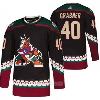 Camiseta Hockey Arizona Coyotes Michael Grabner Throwback Kachina Negro