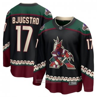 Camiseta Hockey Arizona Coyotes Nick Bjugstad Primera Breakaway Negro