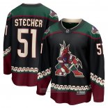 Camiseta Hockey Arizona Coyotes Troy Stecher Primera Breakaway Negro