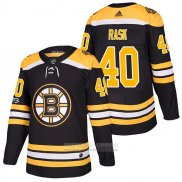 Camiseta Hockey Boston Bruins Tuukka Rask Primera Autentico 2018 Negro