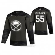 Camiseta Hockey Buffalo Sabres Rasmus Ristolainen 2019 Dia De Los Veteranos Camuflaje