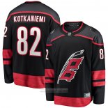 Camiseta Hockey Carolina Hurricanes Jesperi Kotkaniemi Primera Breakaway Negro