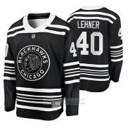 Camiseta Hockey Chicago Blackhawks Robin Lehner Premier Alterno Negro