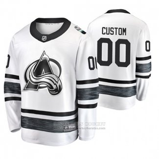 Camiseta Hockey Colorado Avalanche Personalizada 2019 All Star Blanco