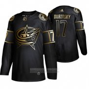 Camiseta Hockey Columbus Blue Jackets Brandon Dubinsky Golden Edition Negro