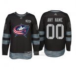 Camiseta Hockey Columbus Blue Jackets Personalizada Negro