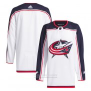 Camiseta Hockey Columbus Blue Jackets Segunda Primegreen Autentico Blanco