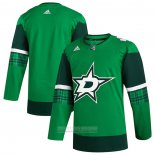 Camiseta Hockey Dallas Stars 2023 St. Patrick's Day Autentico Verde