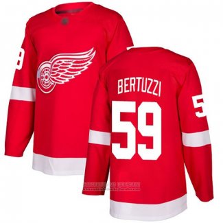 Camiseta Hockey Detroit Red Wings 59 Tyler Bertuzzi Primera Autentico Rojo