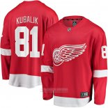 Camiseta Hockey Detroit Red Wings Dominik Kubalik Primera Breakaway Rojo