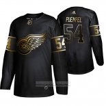 Camiseta Hockey Detroit Red Wings Matt Puempel Golden Edition Negro